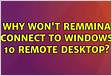 ﻿Remmina wont view remote desktop